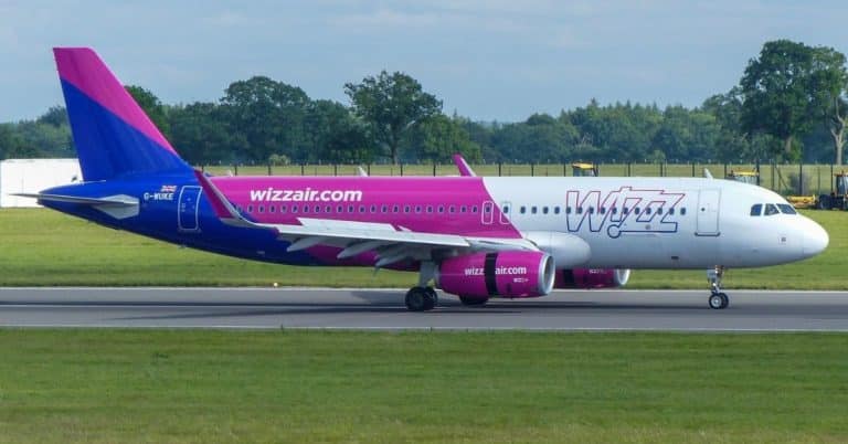 Wizzair A320 at London Luton Airport - June 2019