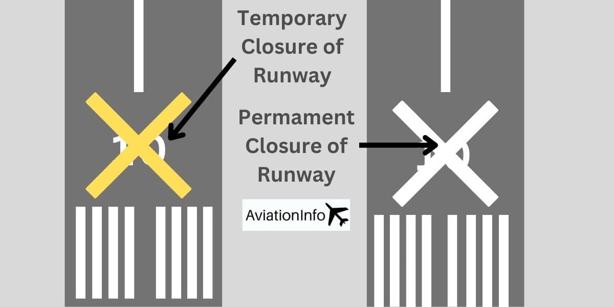 What are Yellow and White Xs on a Runway?